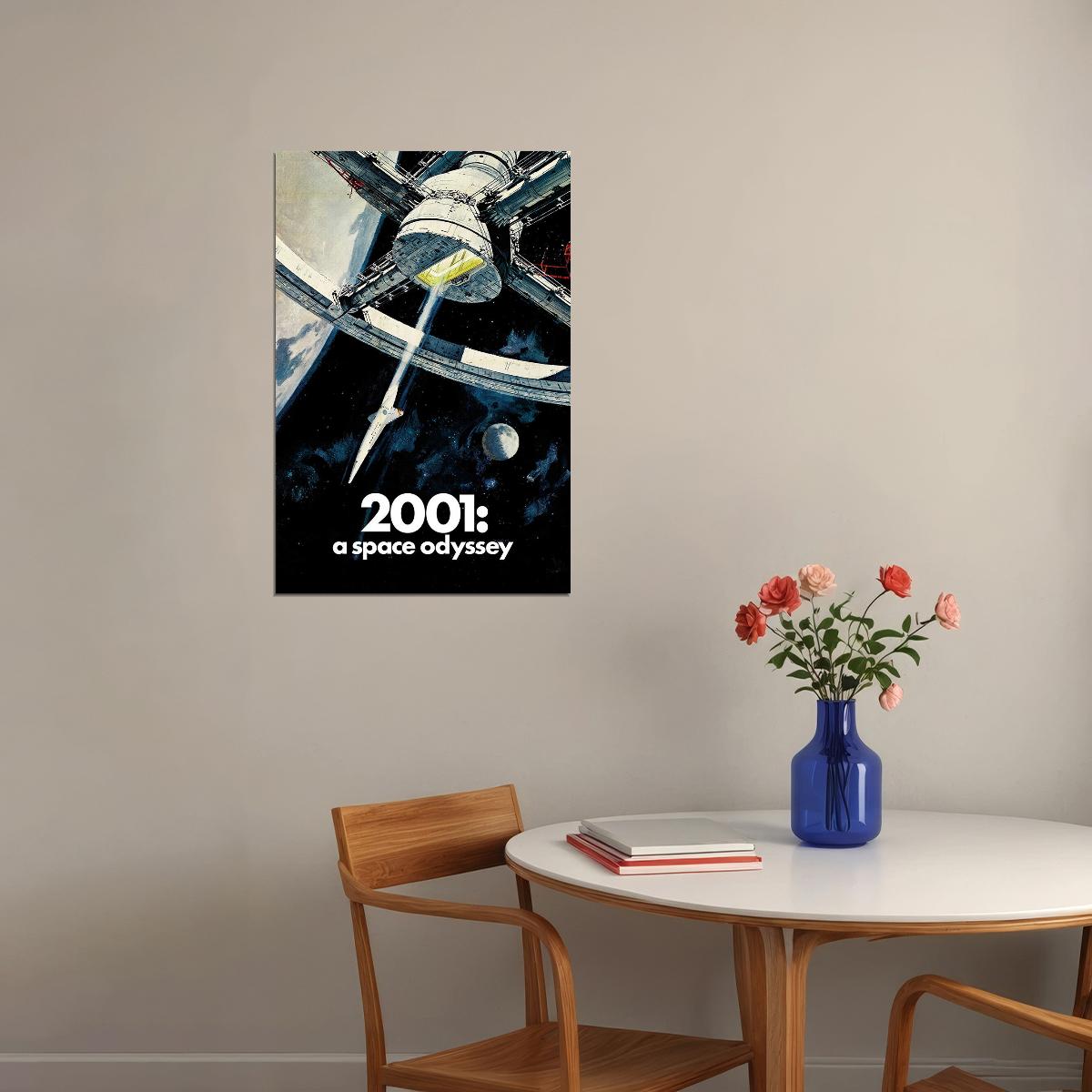 2001 A Space Odyssey Keir Dullea Classic Movie Poster Wall Art Print Home Wall Decor - xonomax