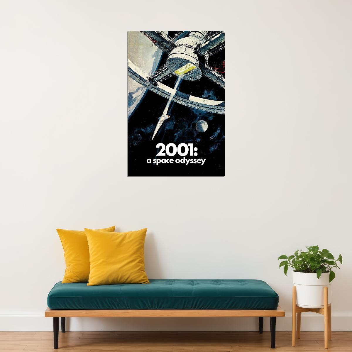 2001 A Space Odyssey Keir Dullea Classic Movie Poster Wall Art Print Home Wall Decor - xonomax