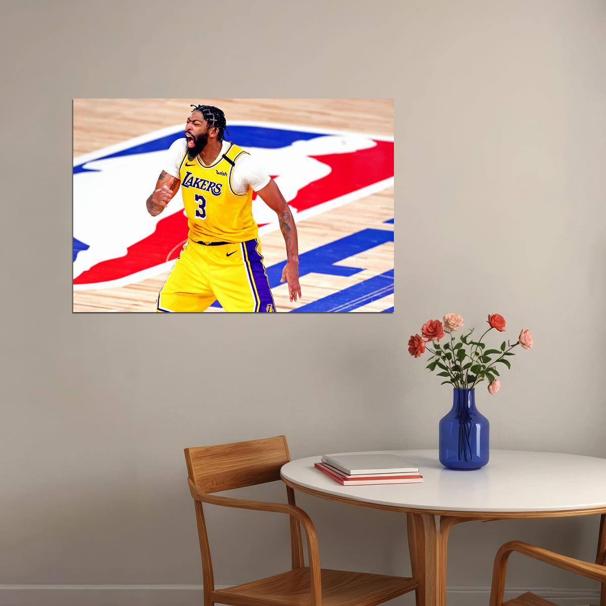 Anthony Davis Los Angeles Basketball Poster Wall Art Print Home Wall Decor - xonomax