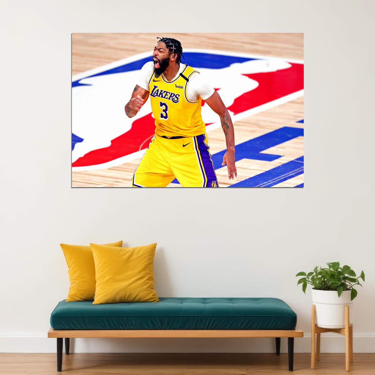 Anthony Davis Los Angeles Basketball Poster Wall Art Print Home Wall Decor - xonomax