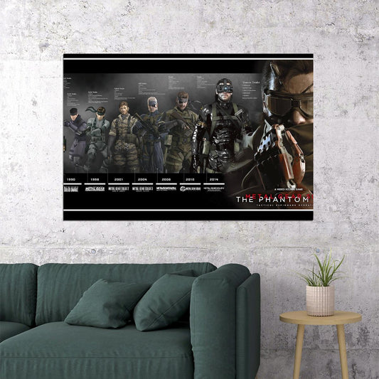 Metal Gear Solid Rising The Phantom Pain Game Poster Wall Art Print Home Wall Decor - xonomax