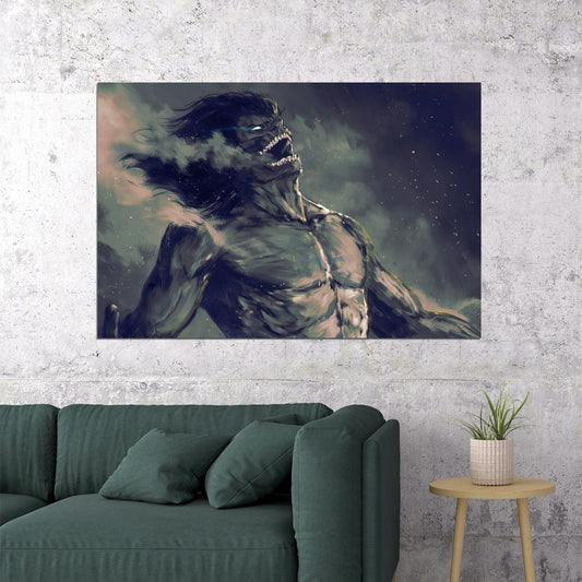 Attack On Titan Season 4 Big Man Japan Anime Poster Wall Art Print Home Wall Decor - xonomax