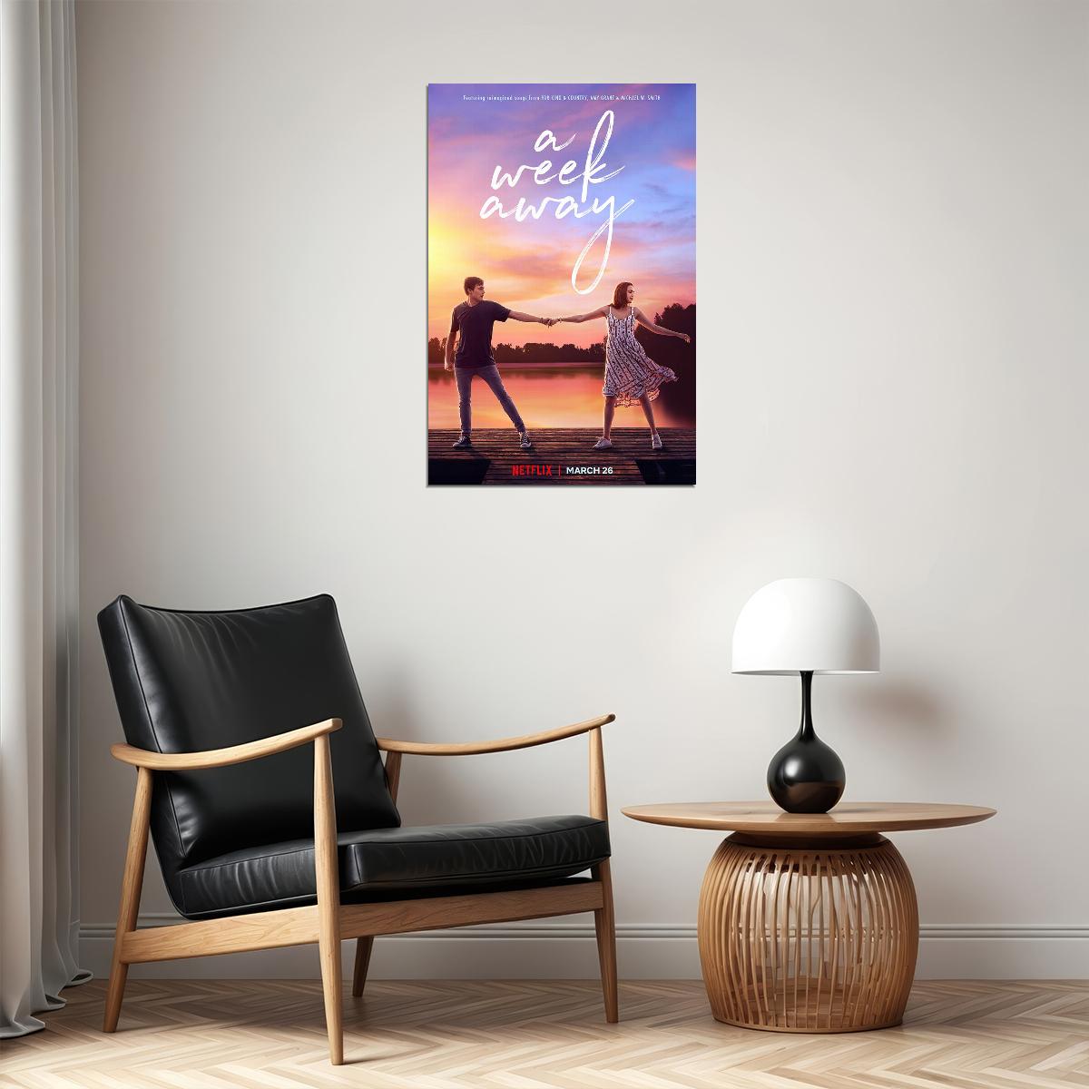 A Week Away Love Dance Kevin Quinn Bailee Movie Poster Wall Art Print Home Wall Decor - xonomax