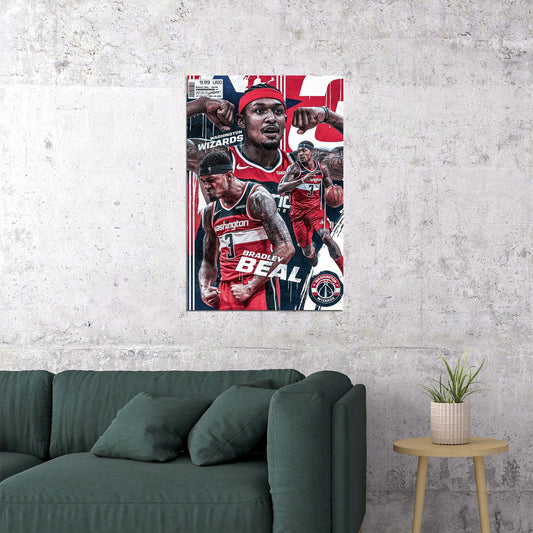 Bradley Beal Washington Basketball Star Poster Wall Art Print Home Wall Decor - xonomax