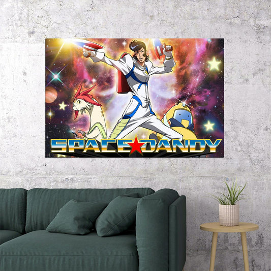 Space Dandy Adventure Funny Japan Anime Movie Poster Wall Art Print Home Wall Decor - xonomax