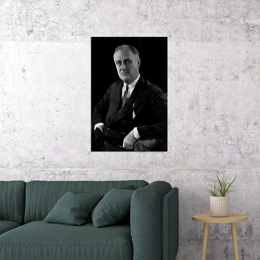 Governor Franklin Delano Roosevelt Vintage Poster Wall Art Print Home Wall Decor - xonomax