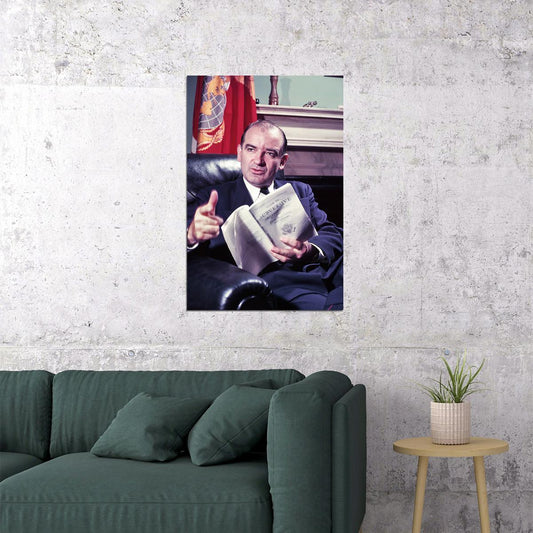 Senator Joseph Mccarthy Testifying Poster Wall Art Print Home Wall Decor - xonomax