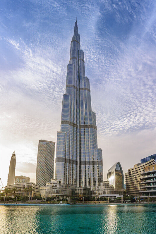 Dubai United Arab Emirates Burj Khalifa Poster Wall Art Print Home Wall Decor - xonomax