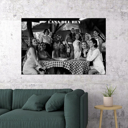 Lana Del Rey Chemtrails Over The Country Club Album Poster Wall Art Print Home Wall Decor - xonomax