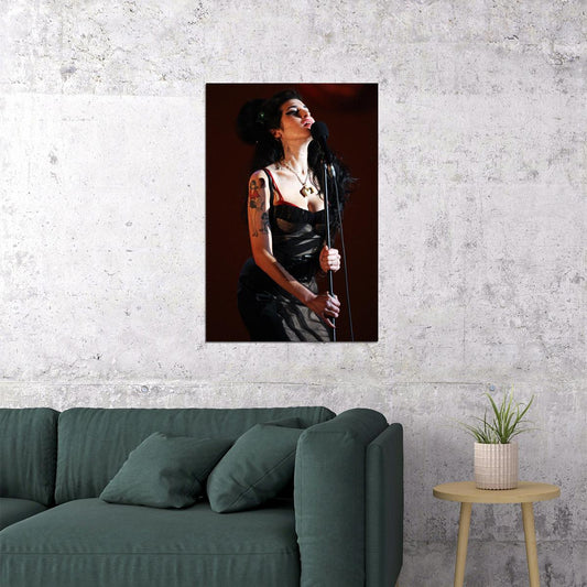Amy Winehouse Lyrics Writer Beautiful Singer Poster Wall Art Print Home Wall Decor - xonomax