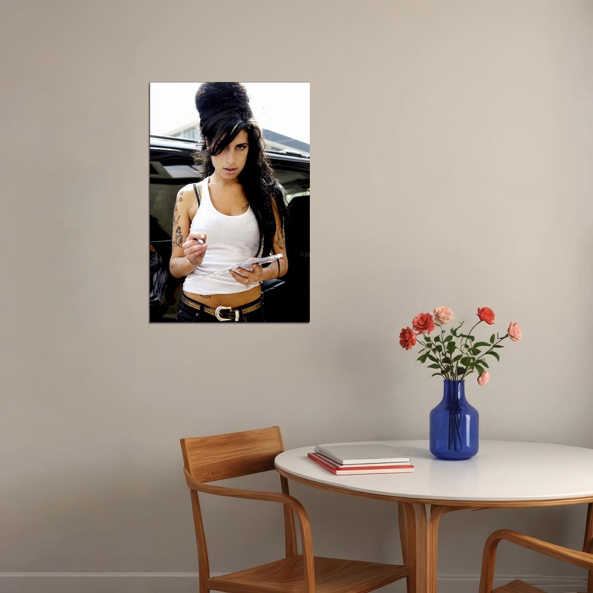Amy Winehouse Artist British Singer Poster Wall Art Print Home Wall Decor - xonomax