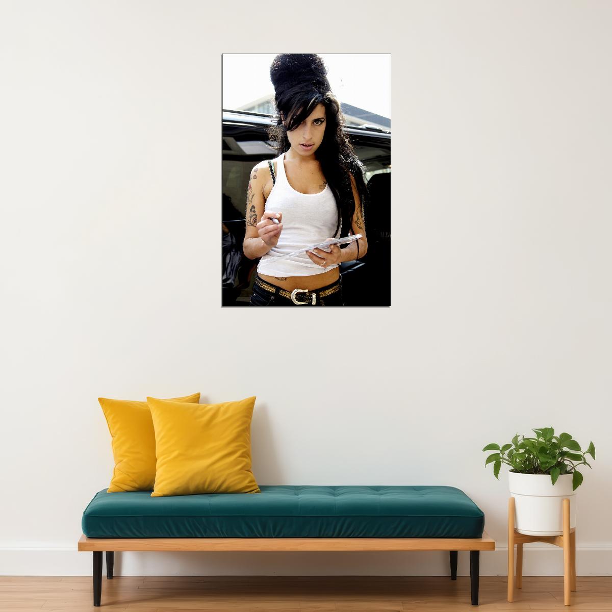 Amy Winehouse Artist British Singer Poster Wall Art Print Home Wall Decor - xonomax
