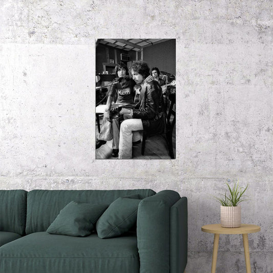 Bob Dylan And Joan Baez Musicians Poster Wall Art Print Home Wall Decor - xonomax