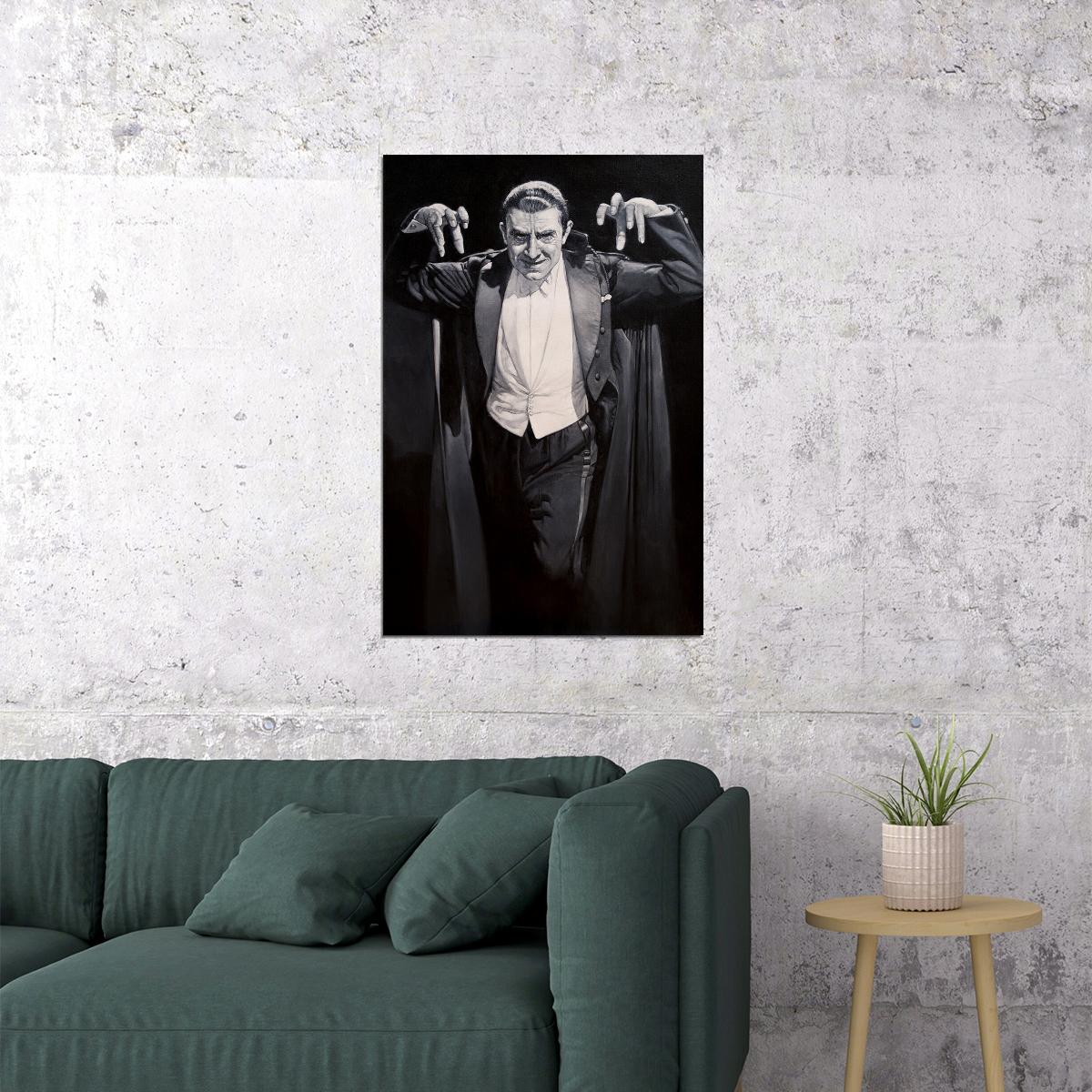 Dracula Classic Horror Movie Fantasy Poster Wall Art Print Home Wall Decor - xonomax