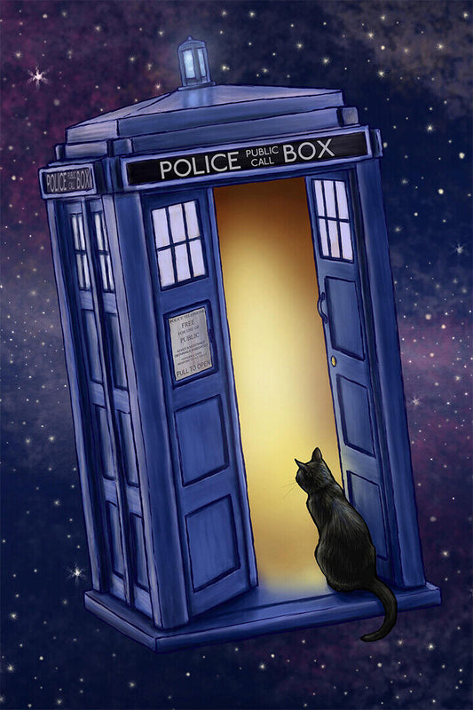 Dr Who Space Tardis Movie Comedy Science Fiction Poster Wall Art Print Home Wall Decor - xonomax