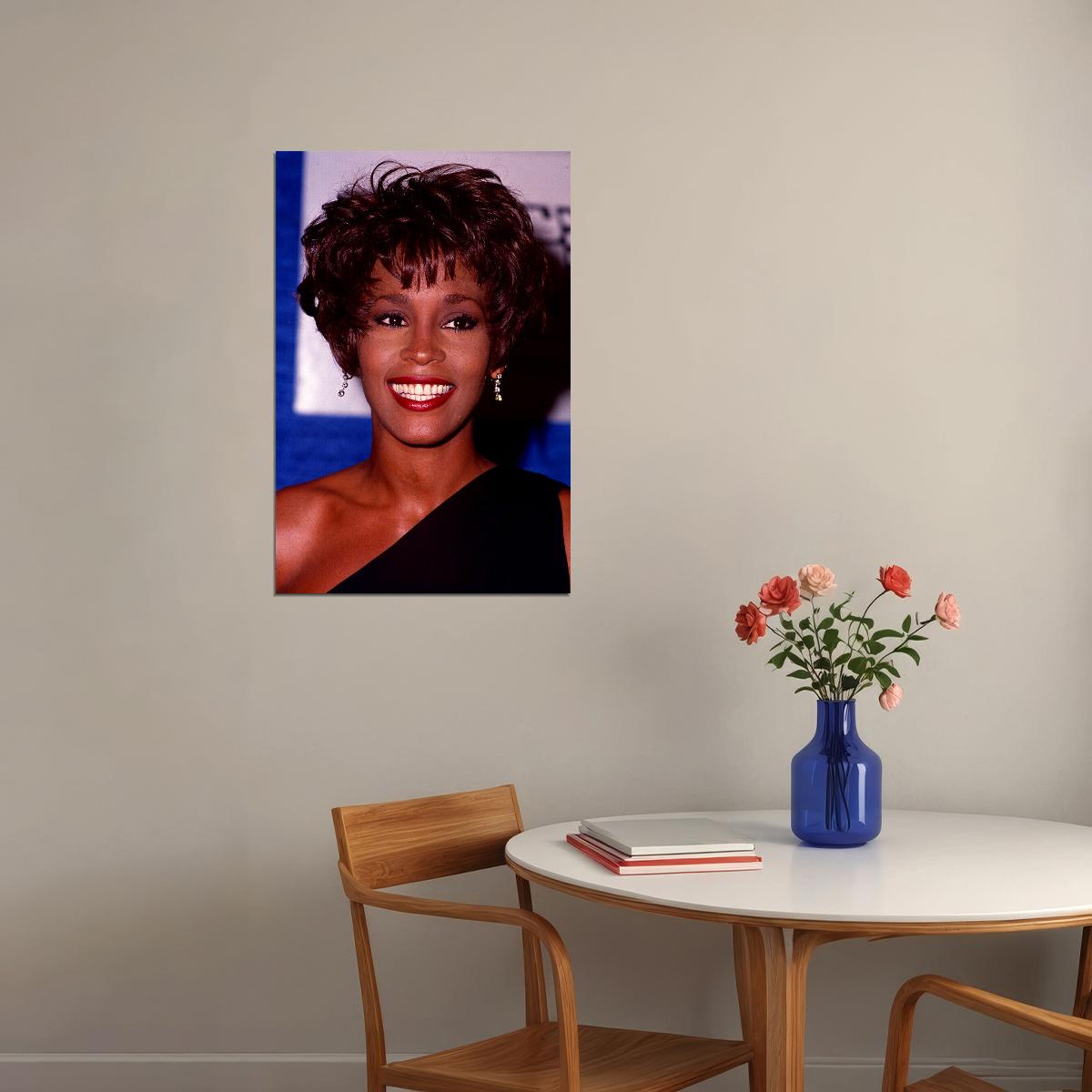 Whitney Houston Singer Music Poster Wall Art Print Home Wall Decor - xonomax
