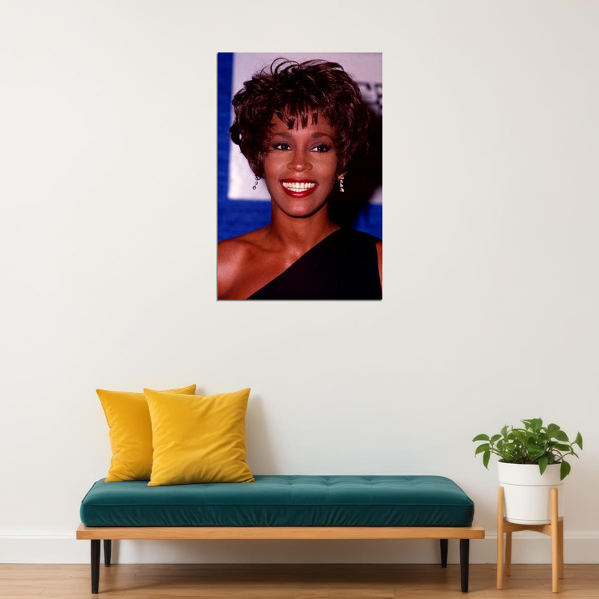 Whitney Houston Singer Music Poster Wall Art Print Home Wall Decor - xonomax