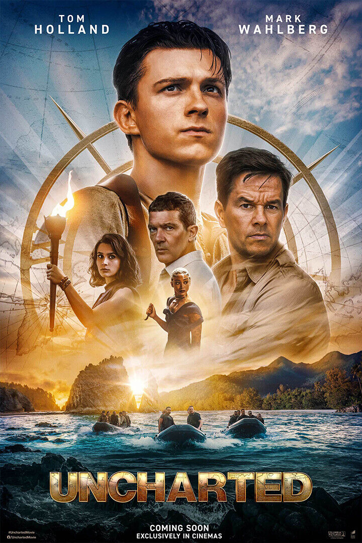 Uncharted Movie Excitement Adventure Action Poster Wall Art Print Home Wall Decor - xonomax