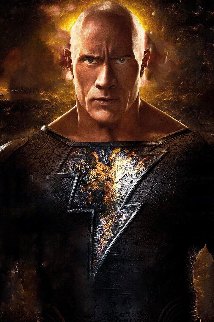 Black Adam Movie Fantasy Adventure Action Poster Wall Art Print Home Wall Decor - xonomax