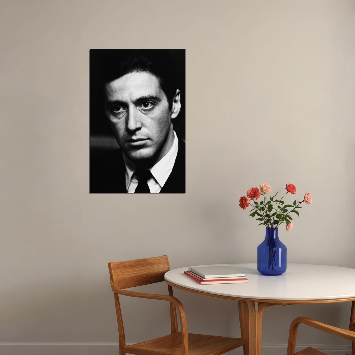 The Godfather Al Pacino Large Movie Poster Wall Art Print Home Wall Decor - xonomax