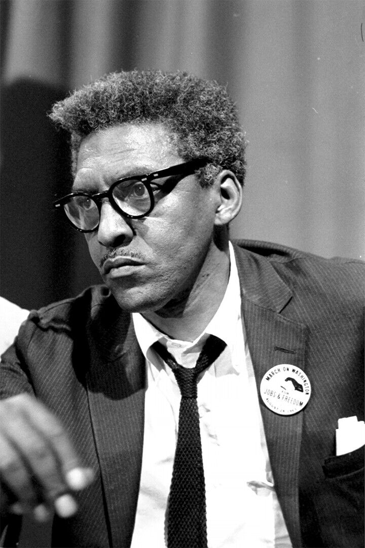 Bayard Rustin Speaking To Civil Rights Activists Poster Wall Art Print Home Wall Decor - xonomax