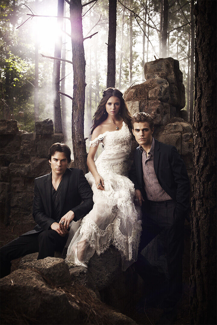 The Vampire Diaries Drama Horror Movie Poster Wall Art Print Home Wall Decor - xonomax