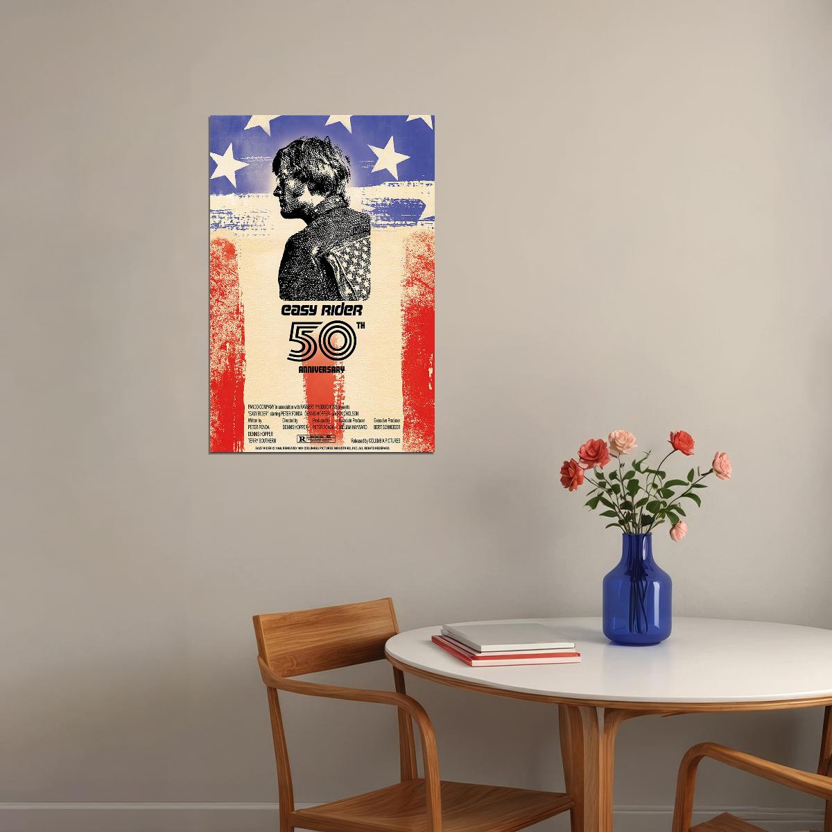 Easy Rider 1969 Classic Movie Poster Wall Art Print Home Wall Decor - xonomax