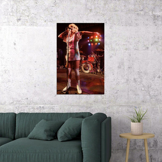 Debbie Harry Of Blondie Lying On Stage Poster Wall Art Print Home Wall Decor - xonomax