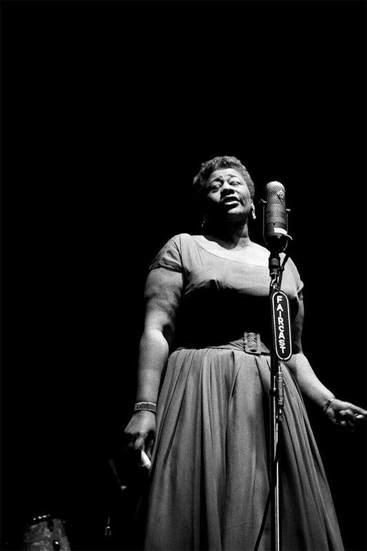 Ella Fitzgerald Performing Live Poster Wall Art Print Home Wall Decor - xonomax