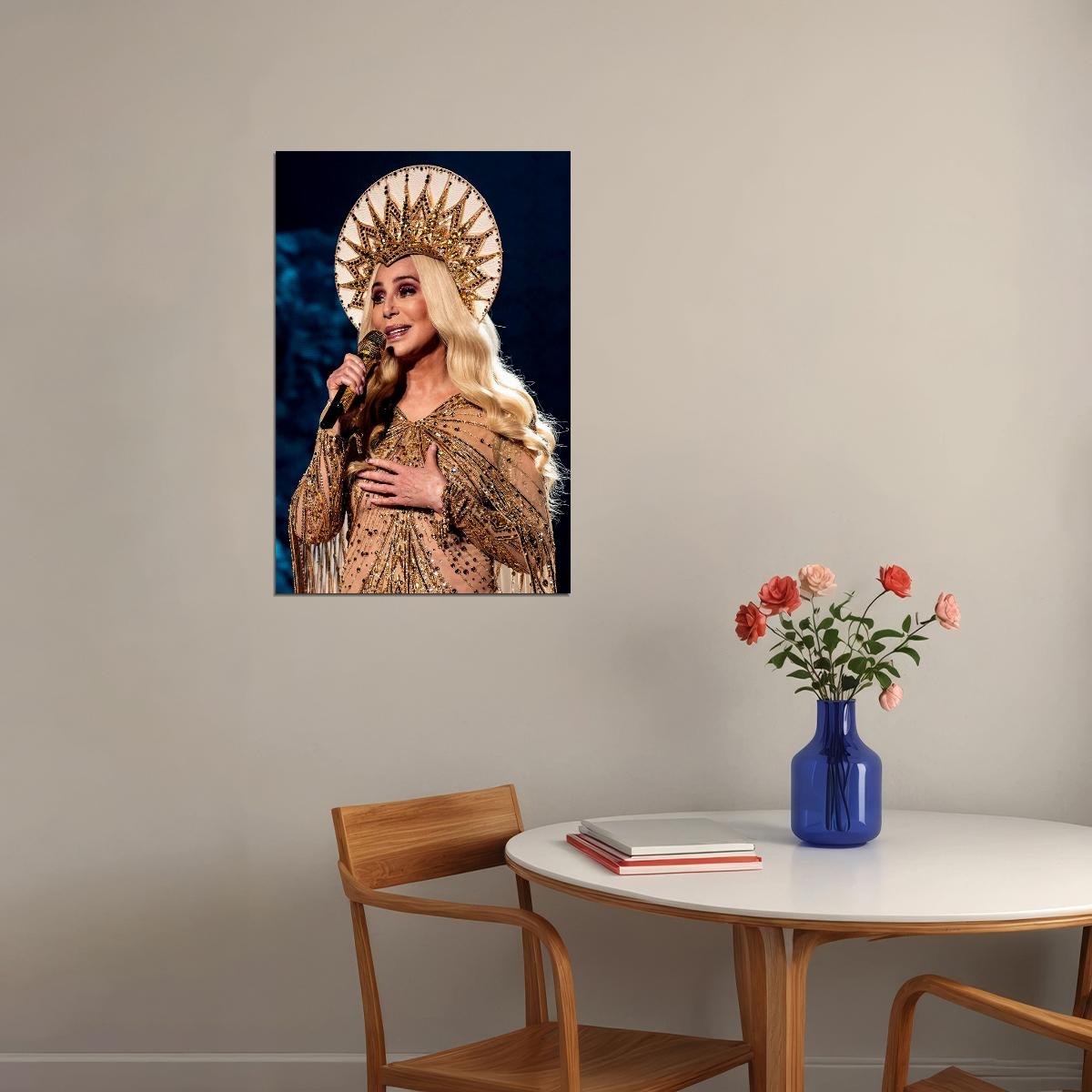 Cher Music Celebrity Pop Rock Singer Poster Wall Art Print Home Wall Decor - xonomax