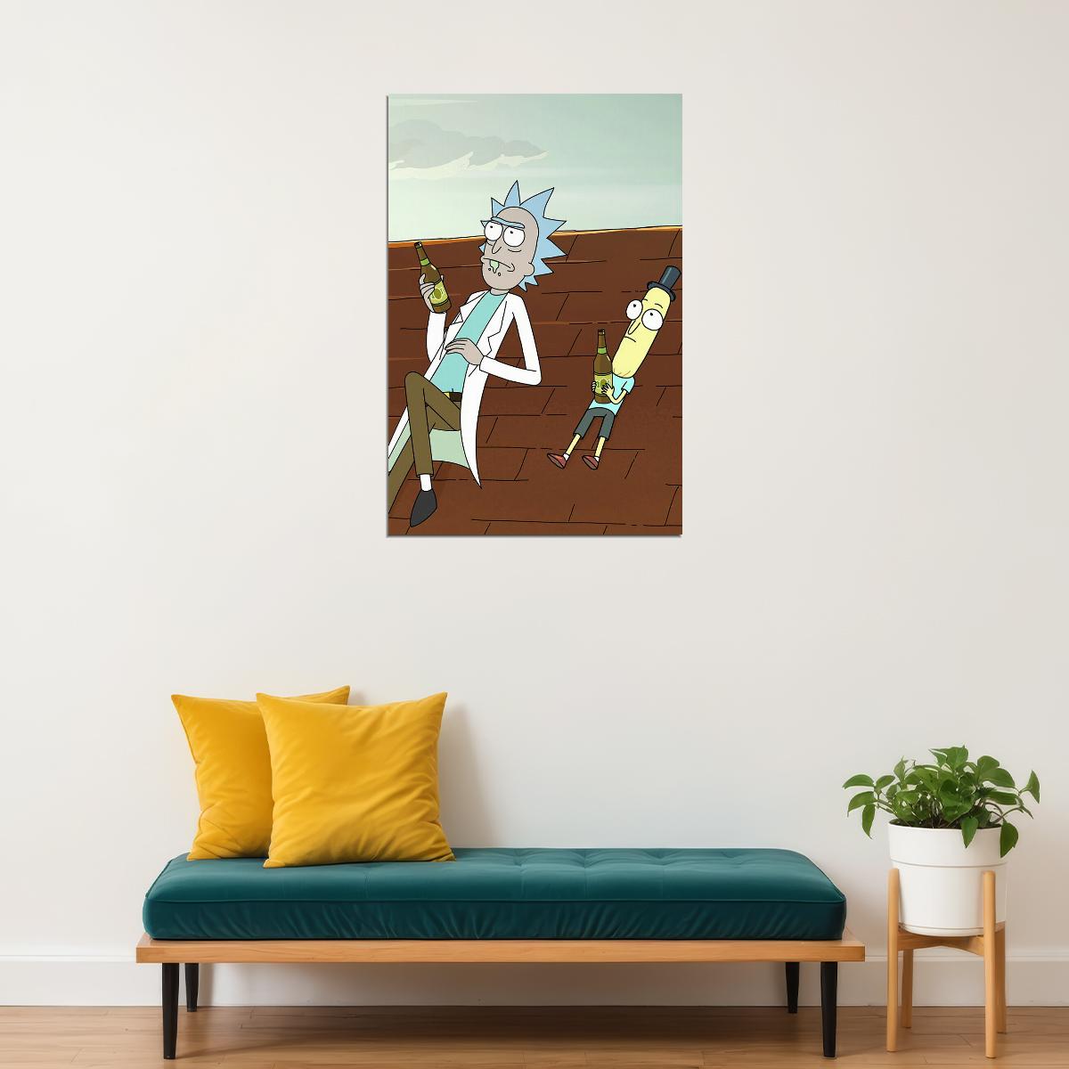 Rick And Morty Total Rickall Mr. Poopybutthole Poster Wall Art Print Home Wall Decor - xonomax