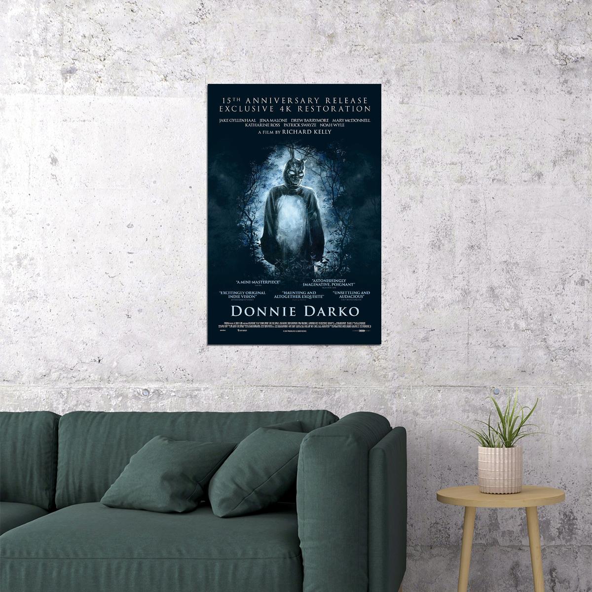 Donnie Darko Science Fiction Psychological Film Movie Poster Wall Art Print Home Wall Decor - xonomax