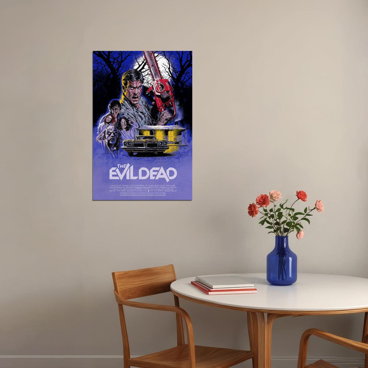 The Evil Dead American Horror Film Cover Illustration Poster Wall Art Print Home Wall Decor - xonomax