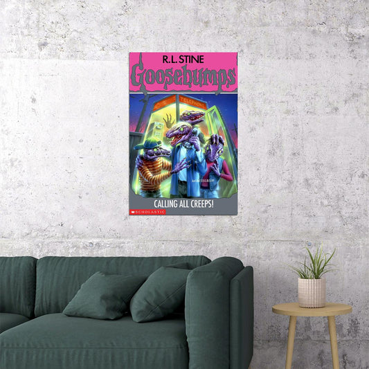 Goosebumps Comic Series Calling All Creeps Poster Wall Art Print Home Wall Decor - xonomax