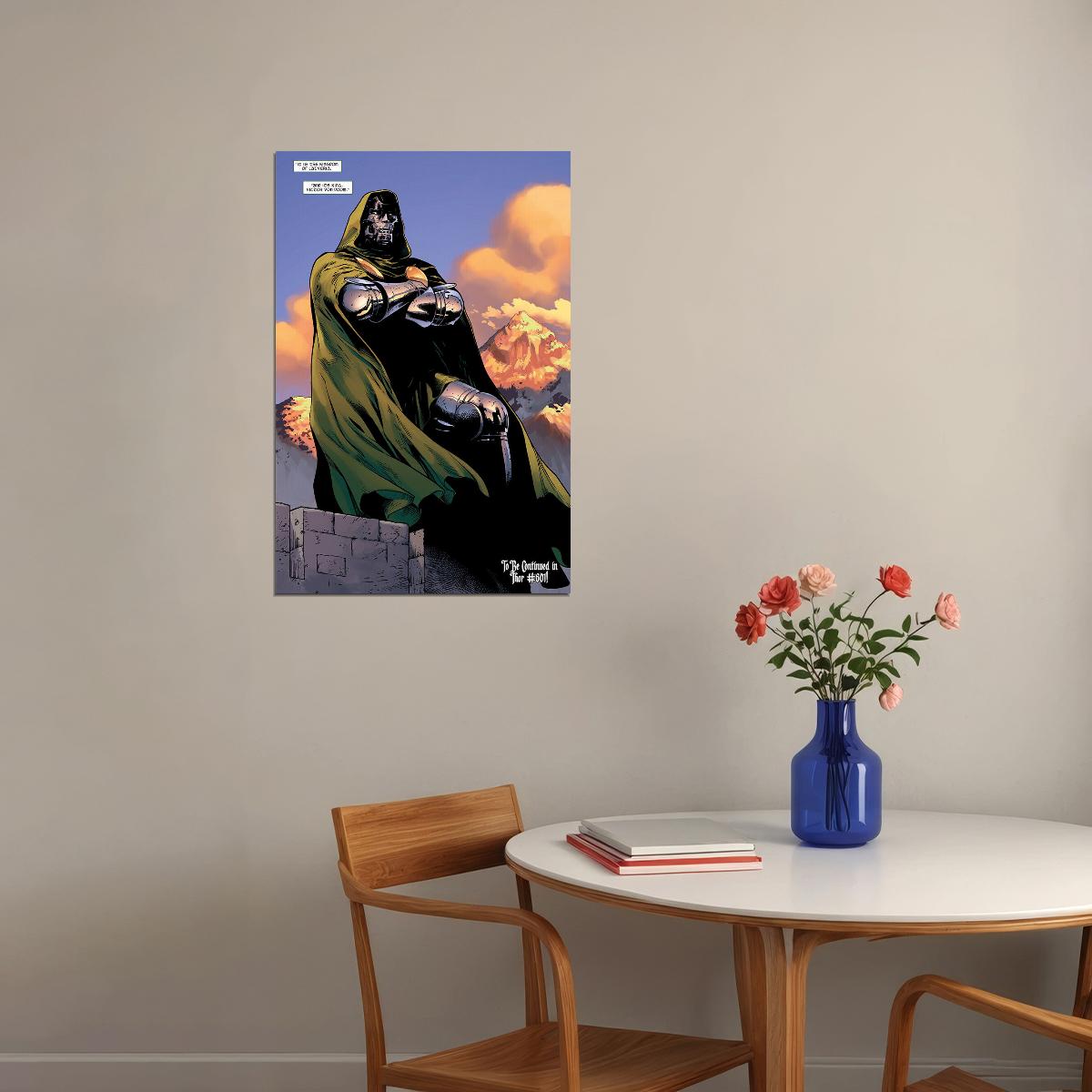 Doctor Doom Dr. Victor Vondoom Comic Book Poster Wall Art Print Home Wall Decor