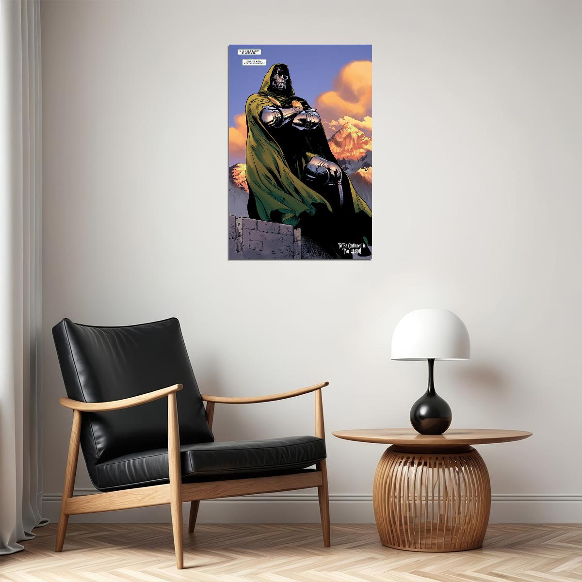 Doctor Doom Dr. Victor Vondoom Comic Book Poster Wall Art Print Home Wall Decor