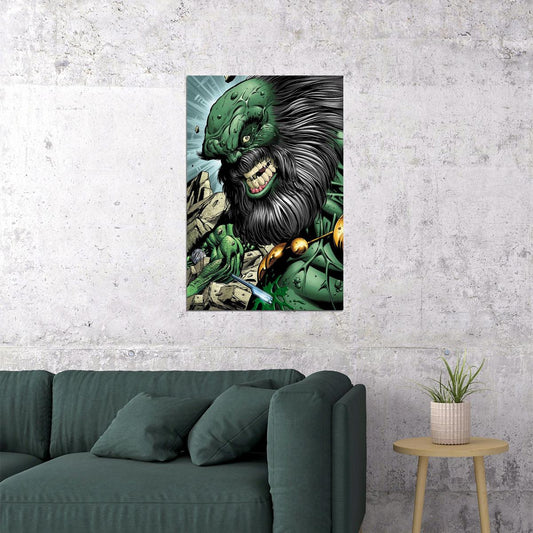 Maestro Comics Supervillain Incredible Hulk Poster Wall Art Print Home Wall Decor - xonomax
