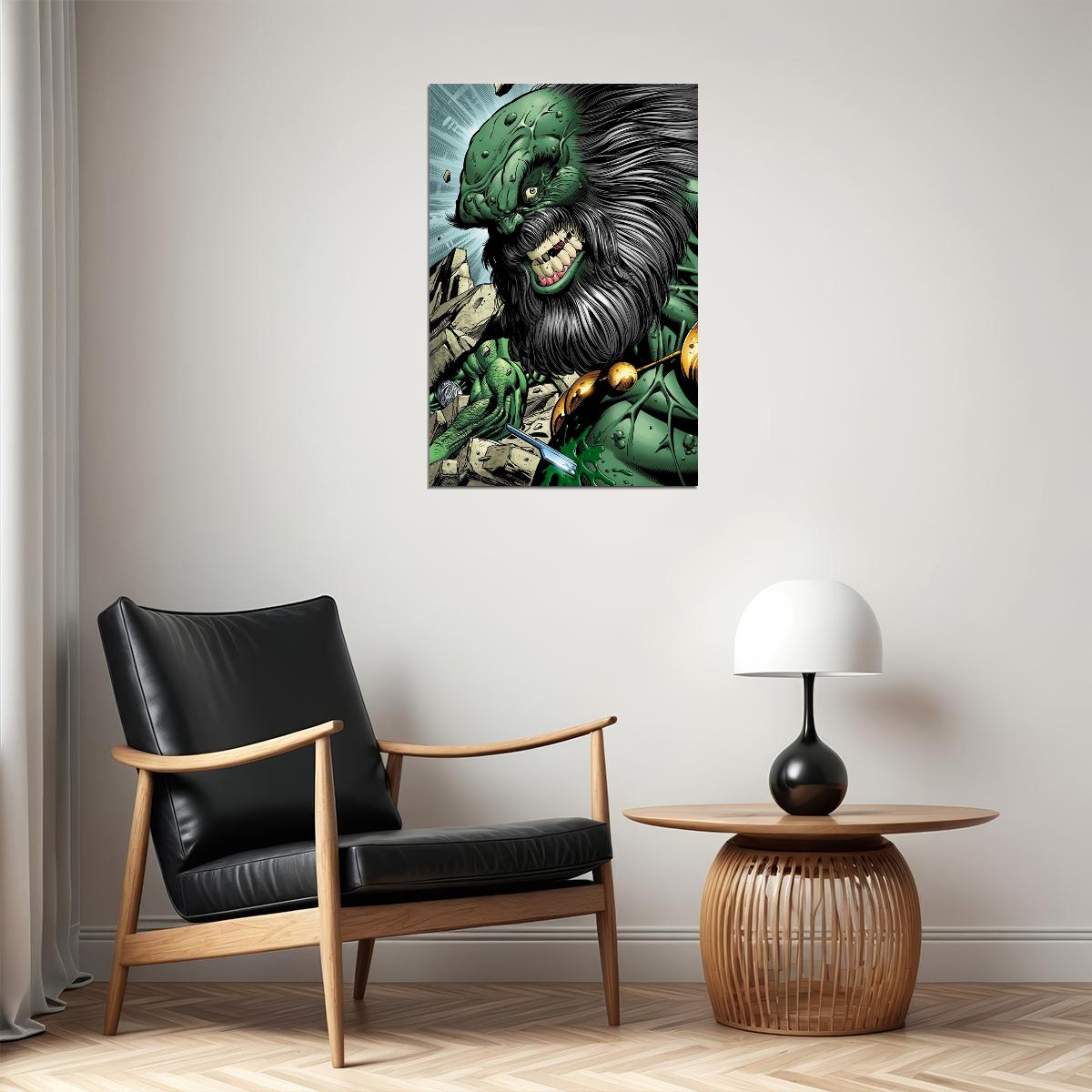 Maestro Comics Supervillain Incredible Hulk Poster Wall Art Print Home Wall Decor - xonomax