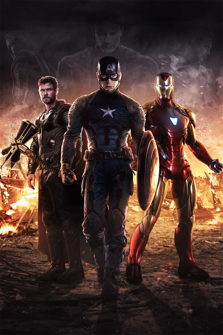 The Avengers Thor Captain America Iron-man Poster Wall Art Print Home Wall Decor - xonomax