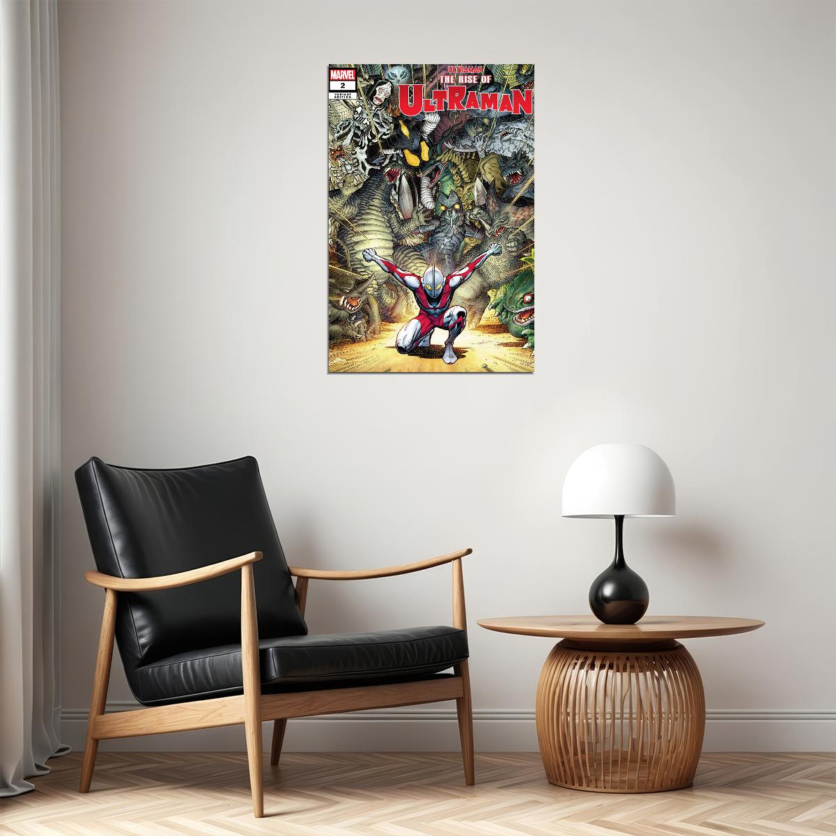Rise Of Ultraman Vs Monster Villans Poster Wall Art Print Home Wall Decor