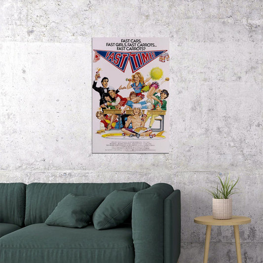 Fast Times At Ridgemont High Movie Poster Wall Art Print Home Wall Decor - xonomax