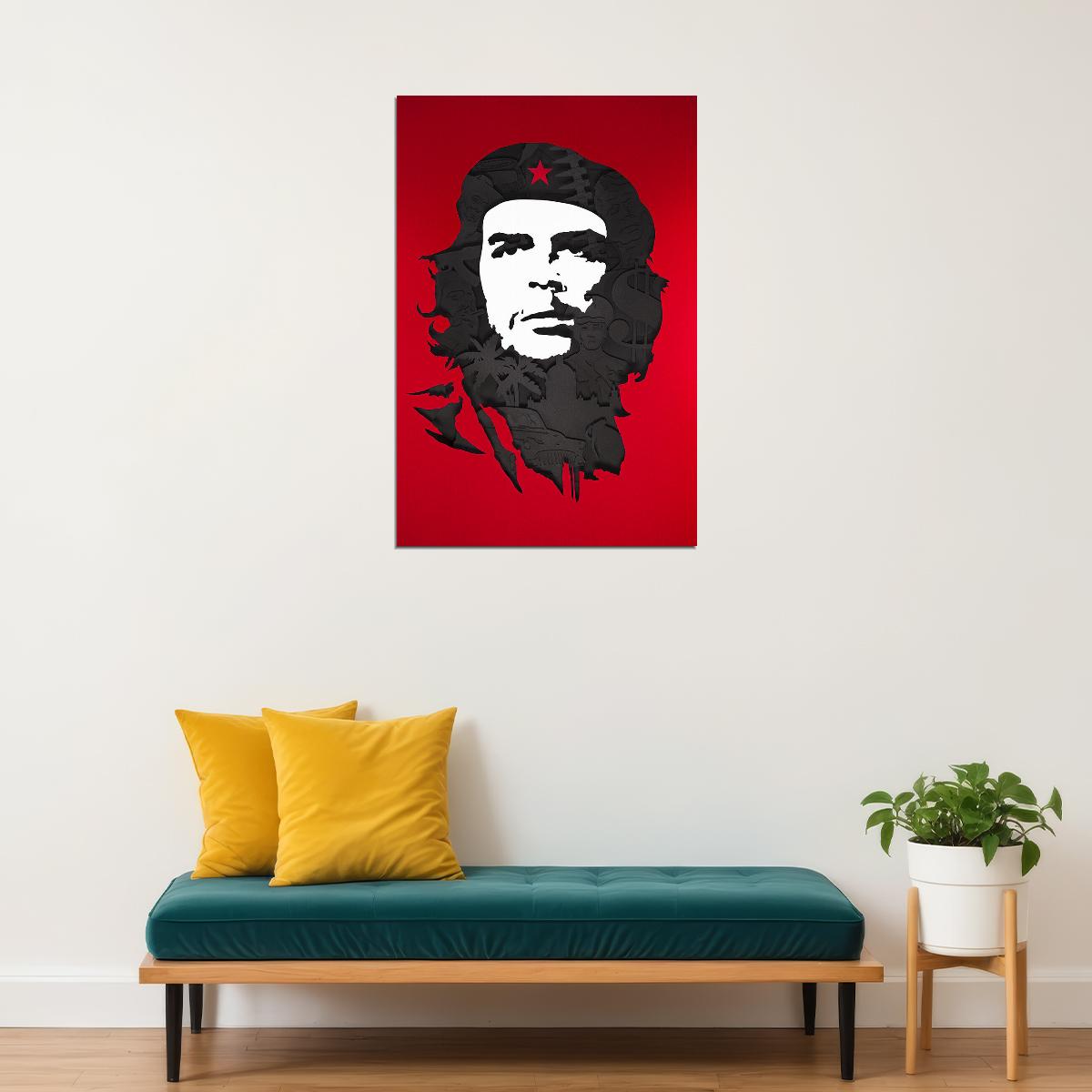 Che Guevara Argentine Revolutionary Poster Wall Art Print Home Wall Decor - xonomax