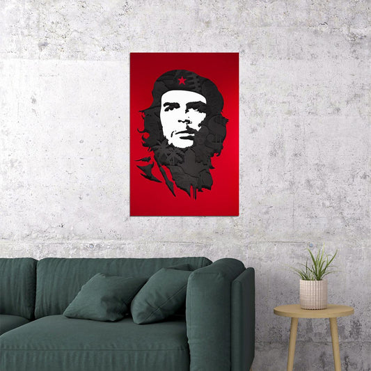 Che Guevara Argentine Revolutionary Poster Wall Art Print Home Wall Decor - xonomax