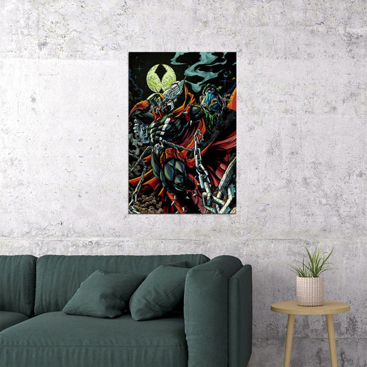 Spawn Tower Superhero Poster Wall Art Print Home Wall Decor - xonomax