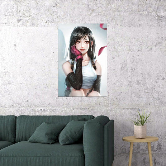 Tifa Lockhart Final Fantasy Sword Poster Wall Art Print Home Wall Decor - xonomax