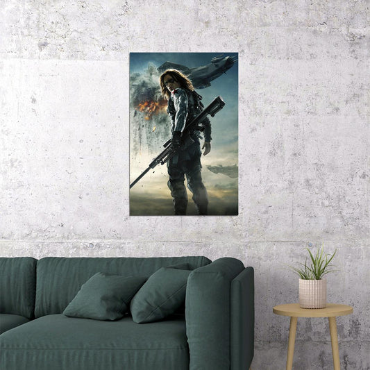 Captain America The Winter Soldier Movie War Poster Wall Art Print Home Wall Decor - xonomax