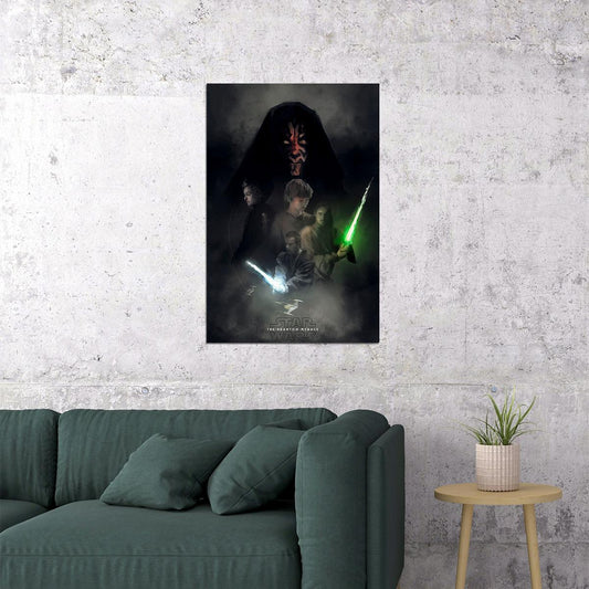 Star Wars Phantom Menace Movie Poster Wall Art Print Home Wall Decor - xonomax