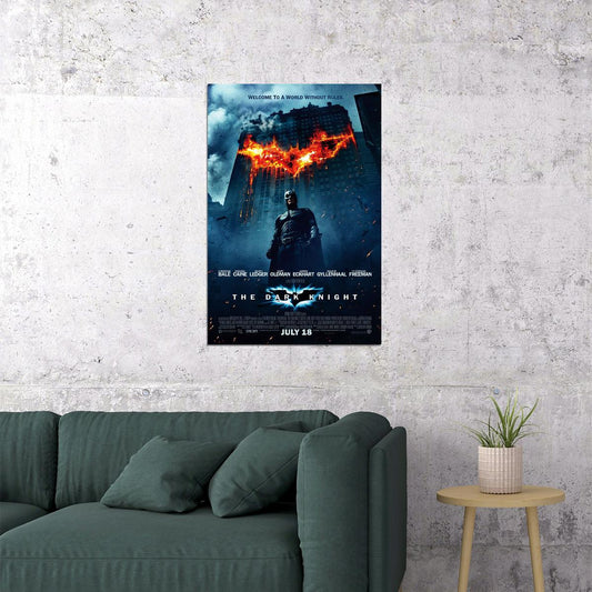The Dark Knight Super Hero Movie Poster Wall Art Print Home Wall Decor - xonomax