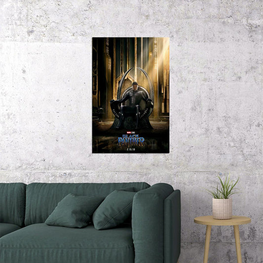 Black Panther Super Hero Movie Poster Wall Art Print Home Wall Decor - xonomax