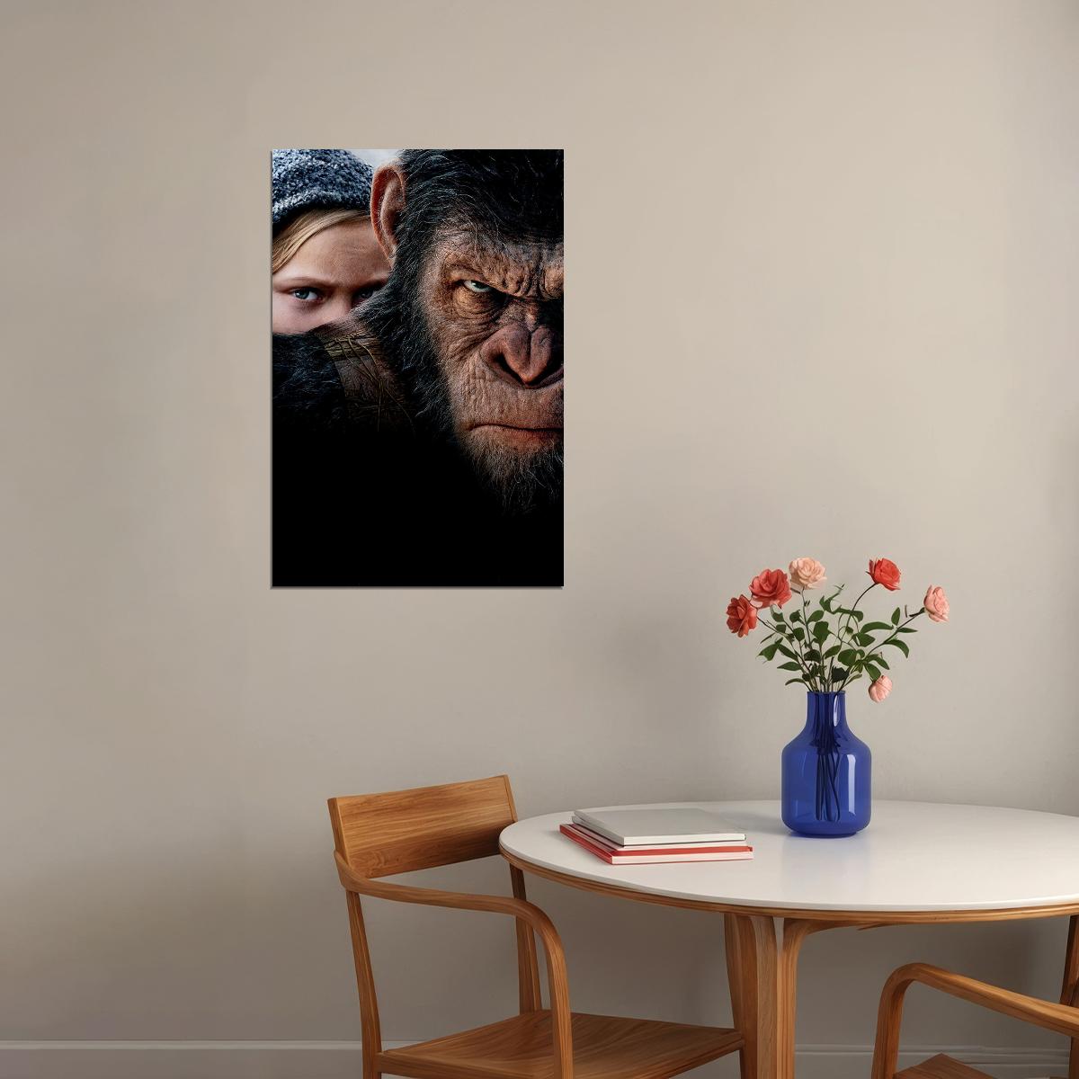 War For The Planet Of Apes Movie Poster Wall Art Print Home Wall Decor